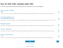 Tablet Screenshot of lawofuekiwiki.blogspot.com