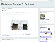 Tablet Screenshot of miniaturasconchagenriquez.blogspot.com