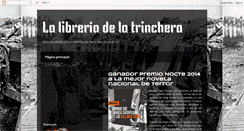 Desktop Screenshot of lalibreriadelatrinchera.blogspot.com