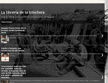 Tablet Screenshot of lalibreriadelatrinchera.blogspot.com