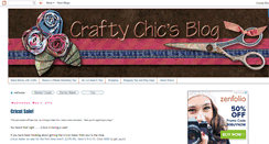 Desktop Screenshot of craftychicsblog.blogspot.com