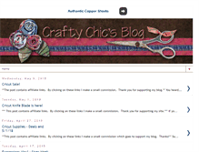 Tablet Screenshot of craftychicsblog.blogspot.com