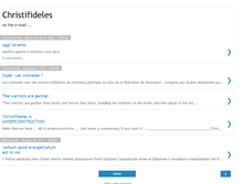 Tablet Screenshot of christifideles.blogspot.com