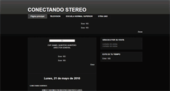 Desktop Screenshot of conectandostereo.blogspot.com