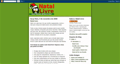 Desktop Screenshot of natal-livre2008.blogspot.com