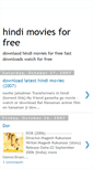 Mobile Screenshot of downloadhindimoviesforfree.blogspot.com