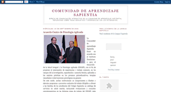 Desktop Screenshot of comunidadeducativasapientiard.blogspot.com