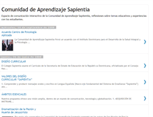 Tablet Screenshot of comunidadeducativasapientiard.blogspot.com