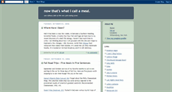 Desktop Screenshot of callameal.blogspot.com