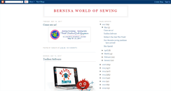 Desktop Screenshot of berninaworldofsewing.blogspot.com