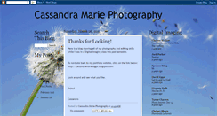 Desktop Screenshot of cassandramariephotography.blogspot.com