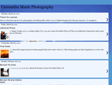 Tablet Screenshot of cassandramariephotography.blogspot.com