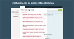 Desktop Screenshot of booksolution.blogspot.com