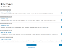 Tablet Screenshot of iansbittersweetlife.blogspot.com