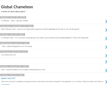 Tablet Screenshot of globalchameleon.blogspot.com