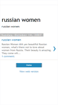 Mobile Screenshot of myrussianwomen.blogspot.com