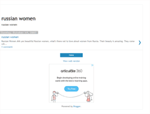 Tablet Screenshot of myrussianwomen.blogspot.com