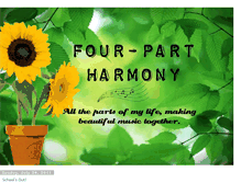 Tablet Screenshot of 4-part-harmony.blogspot.com