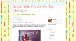 Desktop Screenshot of delishdishchronicles.blogspot.com