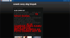 Desktop Screenshot of cewek-sexy-abg-bispak.blogspot.com
