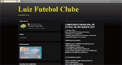 Desktop Screenshot of luizfutebolclube.blogspot.com