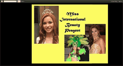 Desktop Screenshot of missinternationalbeautypeagent.blogspot.com