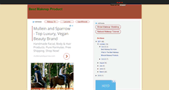 Desktop Screenshot of bestmakeupproduct.blogspot.com