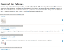 Tablet Screenshot of carrosseldaspalavras.blogspot.com