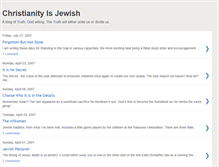 Tablet Screenshot of christianityisjewish.blogspot.com
