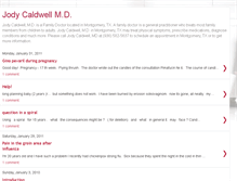 Tablet Screenshot of jodycaldwellmd.blogspot.com