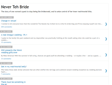 Tablet Screenshot of nevertehbride.blogspot.com