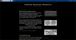 Desktop Screenshot of iversonmachine.blogspot.com