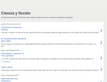 Tablet Screenshot of cienciayficcin-lokacomotumadre.blogspot.com