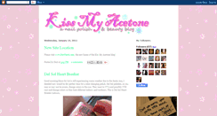 Desktop Screenshot of kissmyacetone.blogspot.com