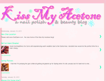 Tablet Screenshot of kissmyacetone.blogspot.com