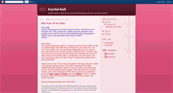 Desktop Screenshot of krystal-ball.blogspot.com