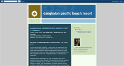 Desktop Screenshot of dangkalanpacificbeachresort.blogspot.com