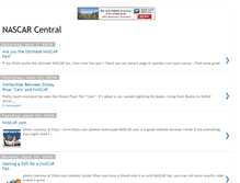 Tablet Screenshot of nascar-central.blogspot.com
