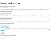 Tablet Screenshot of lasrunningandramblings.blogspot.com