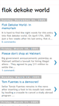 Mobile Screenshot of flokdekoke.blogspot.com