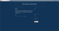 Desktop Screenshot of dailydisciple.blogspot.com