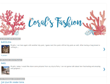 Tablet Screenshot of coralsfashion.blogspot.com