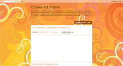 Desktop Screenshot of ottawaartscene.blogspot.com