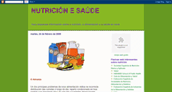 Desktop Screenshot of nutricionesaude.blogspot.com