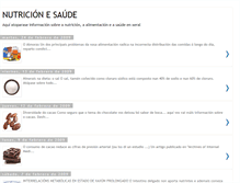 Tablet Screenshot of nutricionesaude.blogspot.com