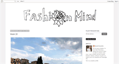 Desktop Screenshot of fashiononmymind.blogspot.com