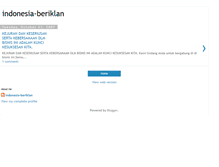 Tablet Screenshot of indonesia-beriklan.blogspot.com