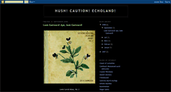 Desktop Screenshot of hushcautionecholand.blogspot.com