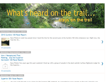 Tablet Screenshot of heardonthetrail.blogspot.com