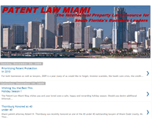 Tablet Screenshot of patentlawmiami.blogspot.com